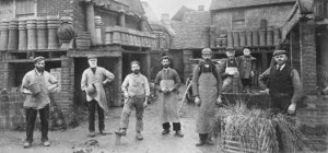Sussex pottery workers circa 1902